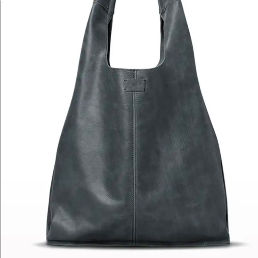 Shinola market leather tote bag NWT